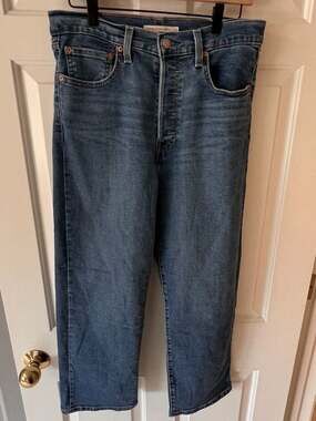 Levi’s Ribcage Straight Ankle Women's Jeans - Light Wash